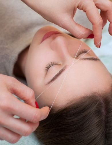 Forehead Threading